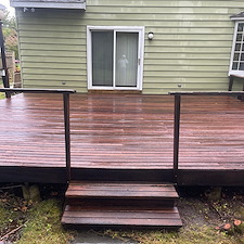 Wood Deck Cleaning 1
